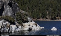 Photo by MnMCarta | Lake Tahoe  lake,tahoe,emerald,bay,water,nature,mountain,rocks,view